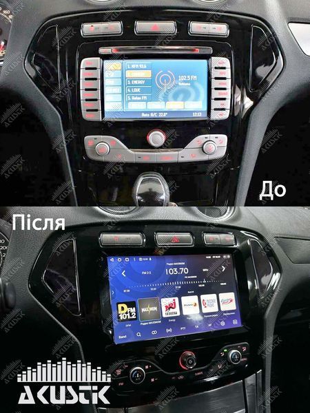 Рамка Ford Mondeo 2007-2010, 9'' з кліматконтролем та CAN-модулем 144194 фото