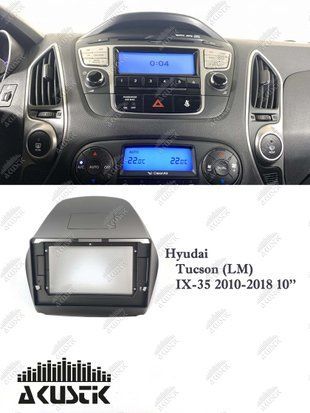 Pамка Hyundai Tucson (LM), IX-35 2010-2018, 10.1" 144021 фото