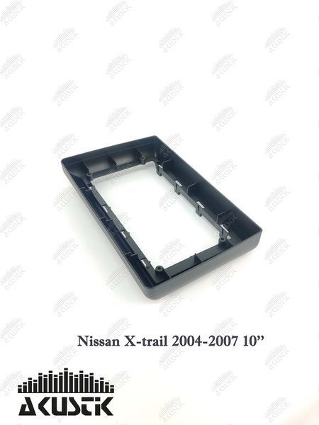 Pамка Nissan X-trail 2004-2007, 10.1", чорна 144012 фото