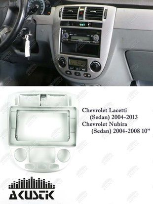 Pамка Chevrolet Lacetti 2004-2013, Nubira 2004-2008 (Sedan), 10.1", Auto AC 144085 фото