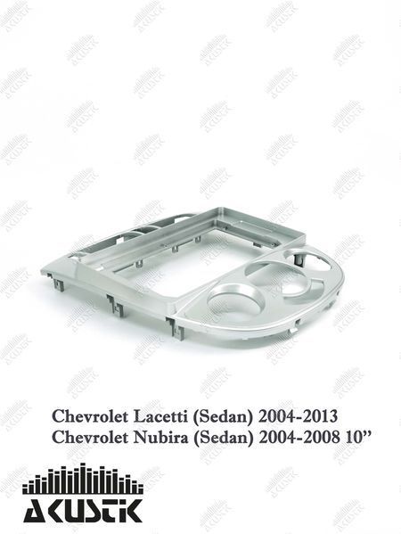 Pамка Chevrolet Lacetti 2004-2013, Nubira 2004-2008 (Sedan), 10.1", Manual AC 144086 фото