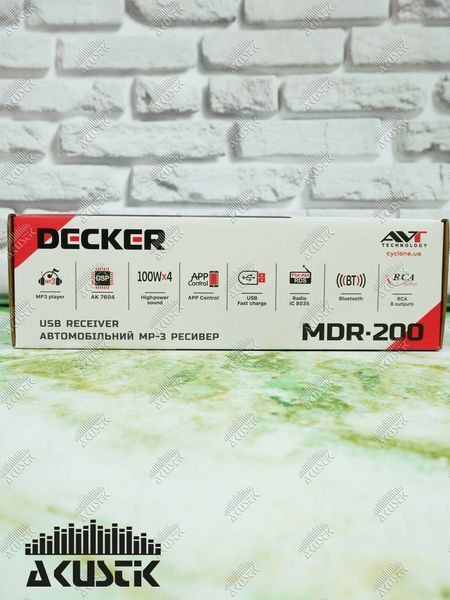 Магнітола Decker MDR-200 111072 фото