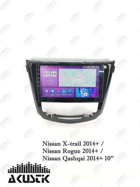 Pамка Nissan X-trail, Rogue, Qashqai 2014+, 10.1", Auto AC 144009 фото