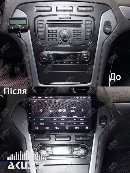 Pамка Ford Mondeo 2011-2013, 10'' чорна 144195 фото