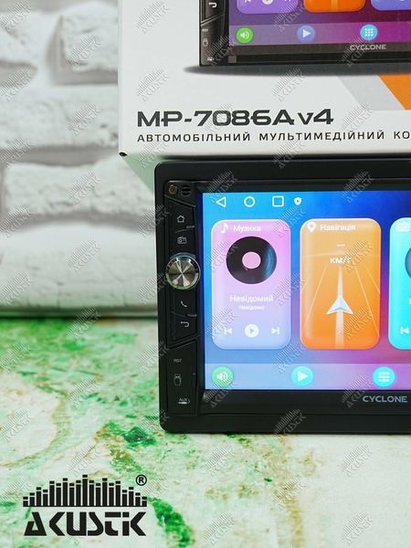 Магнітола Cyclone MP-7086A v4 (2/64, 7") 111081 фото