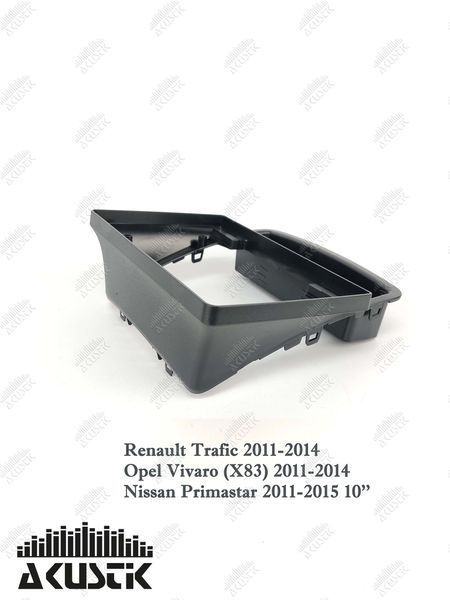 Pамка Renault Trafic 2011-2014, Opel Vivaro (X83) 2011-2014, Nissan Primastar 2011-2015, 10.1" 144026 фото
