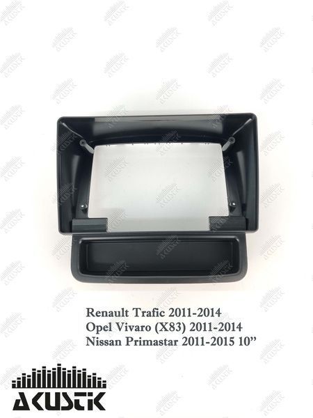 Pамка Renault Trafic 2011-2014, Opel Vivaro (X83) 2011-2014, Nissan Primastar 2011-2015, 10.1" 144026 фото