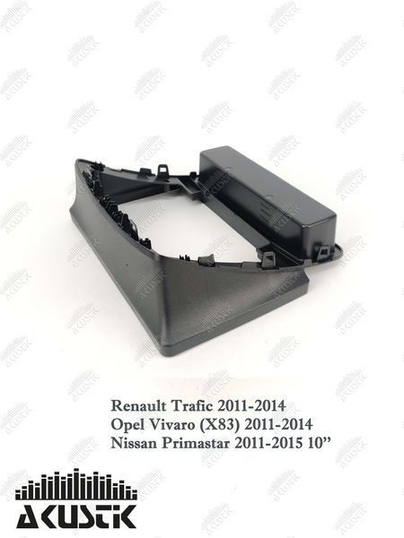 Pамка Renault Trafic 2011-2014, Opel Vivaro (X83) 2011-2014, Nissan Primastar 2011-2015, 10.1" 144026 фото