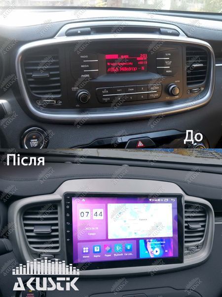 Pамка KIA Sorento (UM) 2014-2020, 10.1" 144139 фото