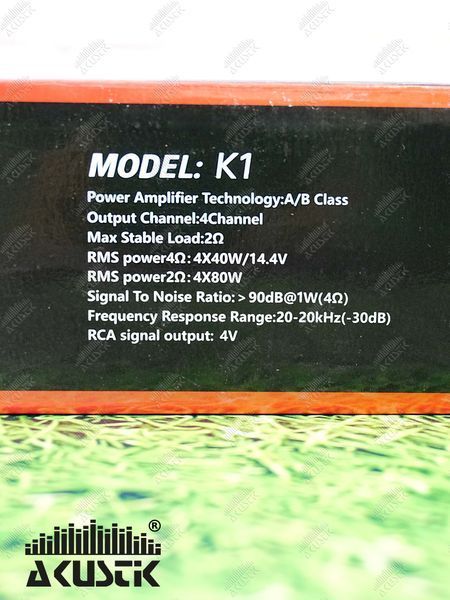 Підсилювач KUERL K1 4x40W 240471 фото