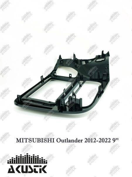 Pамка Mitsubishi Outlander 2012-2022, 9'', глянцева 144118 фото