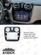 Pамка Renault/Dacia Dokker 2012-2021, Lodgy 2012-2022, Sandero 2013-2020, 9'' 144035 фото 1