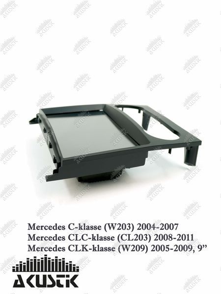 Pамка Mercedes C-klasse (W203) 2004-2007, CLC-klasse (CL203) 2008-2011, CLK-klasse (W209) 2005-2009, 9" 144156 фото