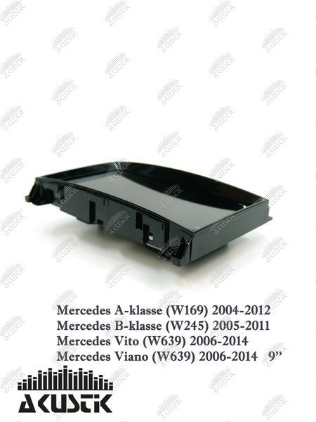 Pамка Mercedes A-klasse (W169) 2004-2012, B-klasse (W245) 2005-2011, Vito/Viano (W639) 2006-2014, Sprinter (W906) 2006-2018, 9" 144153 фото