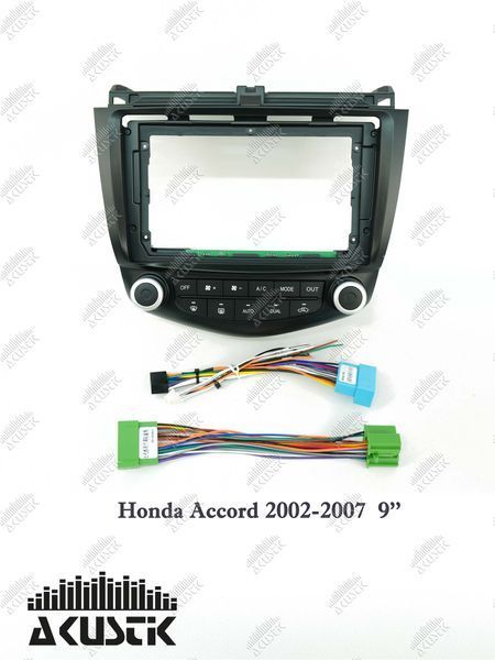 Pамка Honda Accord 2002-2007, 9", з проводкою 144103 фото