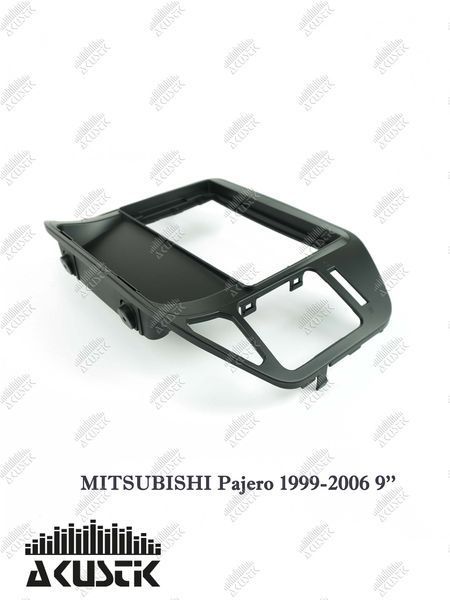 Pамка Mitsubishi Pajero 1999-2006, 9'', чорна 144124 фото