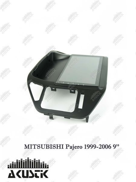 Pамка Mitsubishi Pajero 1999-2006, 9'', чорна 144124 фото