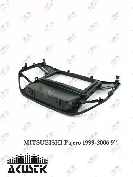 Pамка Mitsubishi Pajero 1999-2006, 9'', чорна 144124 фото