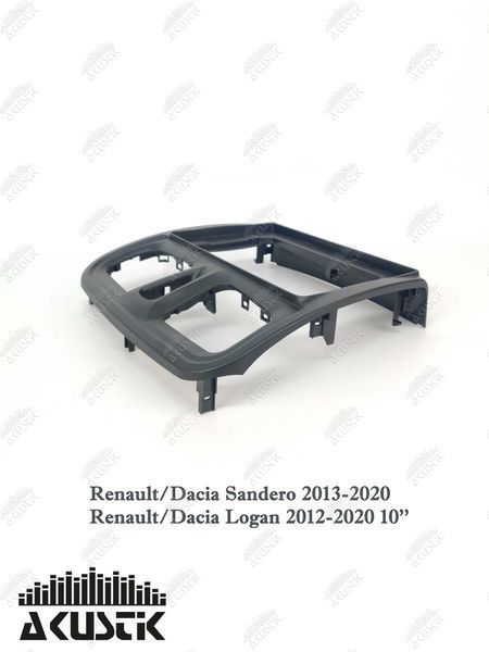 Pамка Renault/Dacia Sandero 2013-2020, Logan 2012-2020, 10.1" 144022 фото