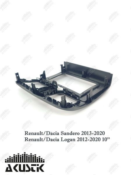 Pамка Renault/Dacia Sandero 2013-2020, Logan 2012-2020, 10.1" 144022 фото